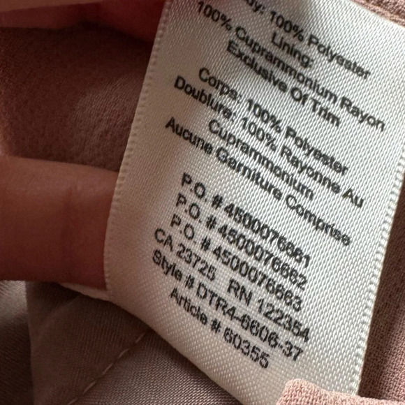 Aritzia Wilfred trouser pants tan high rise straight leg 8 - Picture 8 of 11